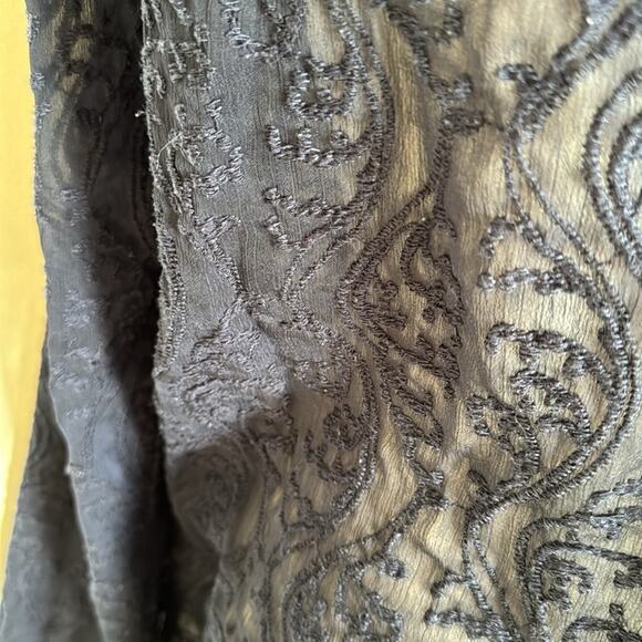 Loft | Sheer Lace Long Sleeve Shirt Size S - Picture 5 of 10